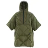 Image de Therm-a-Rest Poncho de camping unisexe Honcho Down Wearable, Vert olive foncé, taille unique