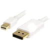 Image de StarTech.com Câble Mini DisplayPort vers DisplayPort 1.2 de 2m - Câble Adaptateur Mini DP vers DP 4K x 2K UHD - Câble Mini DP vers DP pour Moniteur - Cordon de Conversion mDP vers DP (MDP2DPMM2MW)