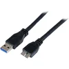 Image de StarTech.com Câble certifié USB 3.0 A vers Micro B de 1 m - Cordon USB3 SuperSpeed USB A vers USB Micro B - M/M (USB3CAUB1M)