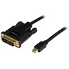 Image de StarTech.com Câble mini DisplayPort vers DVI de 91 cm - Câble/Cordon mDP vers DVI/Mini DisplayPort DVI-D 1920 x 1200 - Noir (MDP2DVIMM3B)