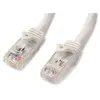 Image de StarTech.com Câble réseau Cat6 Gigabit UTP sans crochet de 3m - Cordon Ethernet RJ45 anti-accroc - M/M - Blanc (N6PATC3MWH)