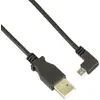 Image de StarTech.com Câble de charge et synchronisation Micro USB de 1 m - Cordon USB-A vers Micro-B à angle droit - M/M - 0,25 mm² (USBAUB1MRA)