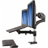 Image de StarTech.com ARMUNONB Support de moniteur d'ordinateur pour ordinateur portable articulé à mouvement complet VESA Noir
