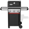 Image de Weber Barbecue à gaz Spirit E-310/3 brûleurs, roues durables, grille conservant une chaleur uniforme, surface de cuisson de 51 x 46 cm, compatible avec les rails latéraux Weber Works, noir/argent