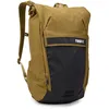 Image de Thule Paramount Sac à dos de vélo, capacité de 20 L, réglable, housse rembourrée pour ordinateur 16", poche pour tablette 11", fermeture supérieure, poche latérale pour téléphone, boucle feu arrière