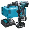 Image de Makita - Perceuse visseuse à percussion 18 V 3 Ah Li-Ion Ø 13 mm - DHP458RFJ