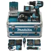 Image de MAKITA FRANCE Perceuse visseuse 54NM BL1850X2 + 96 pièces BIT SET-MAKITA-DDF484RTX6