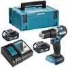 Image de Makita DHP487RFJ Perceuse visseuse Brushless Ø 13mm + 2 batteries 18V 3Ah Li-ion + coffret Makpac