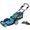 Image de Makita DLM480PT2 Tondeuse à gazon sans fil 2 x 18 V/5,0 Ah, 2 batteries + chargeur, pétrole