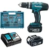 Image de Makita DDF453RFX1 Taladro atornillador bateria 18 V 3.0 ah + maletin avec accesorios