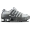 Image de Nike Shox Nz 378341-009 Chaussures de sport pour homme, Gris foncé gris foncé loup gris volts noir métallisé argenté., 46 EU