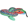 Image de Wild Republic- Serpent Coleur Verte, Bleu et Rouge, Snakesss Animal en Peluche, 137 cm, 23526, Multicolore