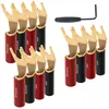 Image de Fiches bananes Audioquest Fourche SureGrip 100 Gold (lot de 12)