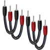 Image de Accessoires enceintes Audioquest ThunderBird Jumper 507 banane Silver (lot de 4)