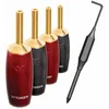 Image de Fiches bananes Audioquest 500 Series Banana Gold (lot de 4)