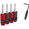 Image de Fiches bananes Audioquest Banane SureGrip 300 Silver (lot de 4)