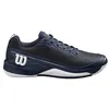 Image de Wilson Chaussures de tennis Rush Pro 4.5 ClayTennis pour homme, Blazer bleu marine Blazer blanc, 11 UK