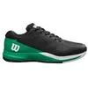 Image de Wilson Rush PRO ACE Clay Chaussures de tennis pour homme, noir/bosphore/blanc, 41 EU, Bosphore noir et blanc, 40.5 EU