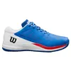 Image de Wilson Rush PRO ACE Clay Chaussures de tennis pour homme, bleu Deja Vu bleu/blanc/infrarouge, 46 EU, Deja Vu Bleu Blanc Infrarouge, 46 EU
