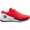 Image de Wilson Rush PRO ACE Clay Chaussures de tennis pour homme, infrarouge/blanc/noir, 42 EU, Infrarouge Blanc Noir, 41 EU