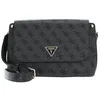 Image de Guess Sac bandouli??re logo all over Meridian jeans - Femme, Logo Coal, Taille unique, Bandouli??re