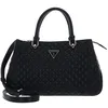 Image de GUESS Eco Rainee Satchel Black, Noir