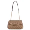 Image de GUESS Rabat à bandoulière convertible Katya pour femme, logo latte, taille unique, Logo Latte, taille unique