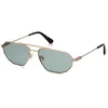 Image de Police SPLF66 Lunettes de vue gris brillant doré avec sablé and/or 58 pour homme, or gris brillant avec sablé and/or, Or gris brillant avec sablé and/or