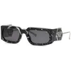 Image de SUNGLASSES Philipp Plein - MAT: Acetate-C: MARBLED BLACK/SMOKE - D: 135x21 / Unisex Santé et soins personnels