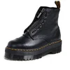 Image de Dr Martens Mixte Chaussures, Noir Noir Black Greasy, 40 EU