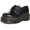 Image de Dr. Martens 1461 Quad UK, Noir poli lisse, 37 EU
