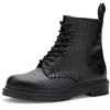 Image de dr martens Bottines 1460 croco black atlas croc emboss, Noir, 38 EU
