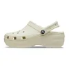 Image de Crocs Women's Classic Platform Clog 36-37 EU Bone