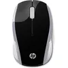 Image de HP 200 (2HU84AA) Souris sans fil (1000 dpi, 3 boutons, molette de défilement, dongle USB) Noir/argenté