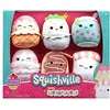 Image de Squishville SQM0474-Lot de 6 mini peluches ultra douces Squad 5 cm