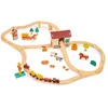 Image de mentari Explore The Countryside Farmyard Train Set, 105,5 cm de long, imaginatif, jouets créatifs, garçons, filles