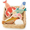 Image de Jouet en bois Dinette Marchande Panier osier Poissonnier Tender Leaf TL4608289