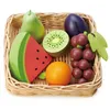 Image de Jouet Dinette en bois Marchande Panier Osier Fruits Tender Leaf TL4608291