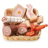Image de Jouet Dinette Marchande en bois Panier osier Charcuterie Tender TL4608292