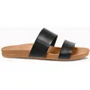 Image de REEF Chausson Cushion VI sta pour femme Noir/Naturel 7