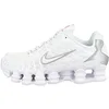 Image de NIKE W Shox TL Baskets pour femme, Blanc/argenté/orange (White White Metallic Silver Max Orange), 40.5 EU