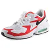 Image de NIKE Air Max2 Chaussures de sport légères pour homme, Multicolore, blanc, noir, rouge, gris froid 101, 39.5 EU