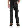 Image de Carhartt Pantalon cargo werkbroek pour homme en acier Rugged Flex Relaxed Fit double front, noir, 36 W/32 L EU, Noir, 38