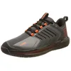 Image de K-Swiss Chaussures de tennis Ultrashot 3 pour homme, Asphalt Jet Black Spicy Orange, 42.5 EU