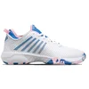 Image de K-Swiss Performance Hypercourt Supreme Chaussures de tennis pour femme, Étoile Blanche Saphir Orchidée Rose, 37 EU