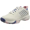 Image de K-Swiss Performance Hypercourt Supreme Hb Chaussures de tennis pour femme, White Star Saphir Orchidée Rose, 38 EU