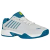 Image de K-Swiss Hypercourt Express 2 Chaussures de sport pour homme, Blanc/bleu, 44, Blanc et bleu., 42.5 EU