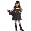 Image de amscan Warner Bros. 9906067 Déguisement officiel Batgirl pour fille Noir 6-8 ans
