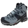 Image de SALOMON Quest 4 GTX W Bottes de randonnée montantes pour femme, Slate Trooper Opal Bleu, 38.5 EU