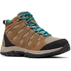 Image de Columbia Redmond 3 Mid WP Femme Chaussures de randonnée taille haute, Khaki II Sea Level, 36 EU